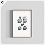 アートポスター-Antique Potteries from Angouleme
 - 大英図書館 Poster.