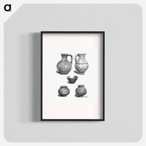 アートポスター-Antique Potteries from Angouleme
 - 大英図書館 Poster.