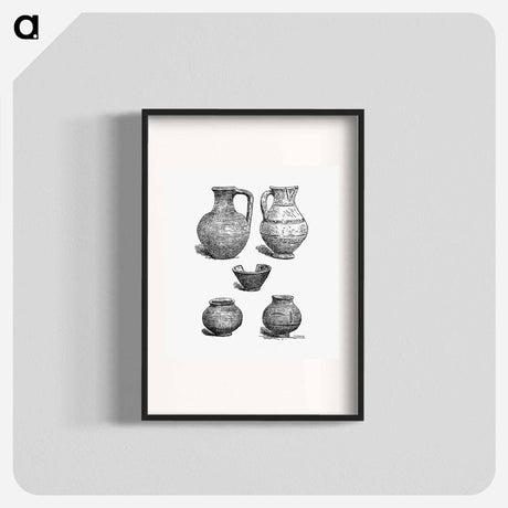 アートポスター-Antique Potteries from Angouleme
 - 大英図書館 Poster.