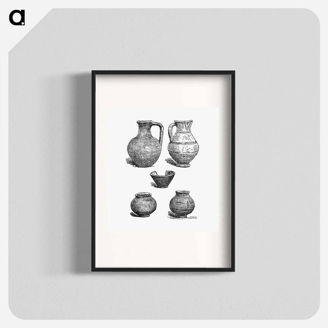 アートポスター-Antique Potteries from Angouleme
 - 大英図書館 Poster.