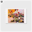 アートポストカード-Anemones and Chinese Vase - アンリ マティス Postcard.