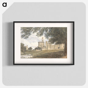 アートポスター-Windsor Castle View - King George IV Gate and the Round Tower
 - イェール大学アートギャラリー Poster.