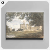 アートパネル-Windsor Castle View - King George IV Gate and the Round Tower
 - イェール大学アートギャラリー Canvas.