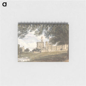アートメモ帳-Windsor Castle View - King George IV Gate and the Round Tower
 - イェール大学アートギャラリー Memo.
