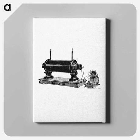 アートパネル-Antique Machine from One Hundred Years In Word And Picture
 - 大英図書館 Canvas.