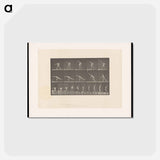 アートポストカード-Man Throwing a Rock
 - エドワード マイブリッジ Postcard.