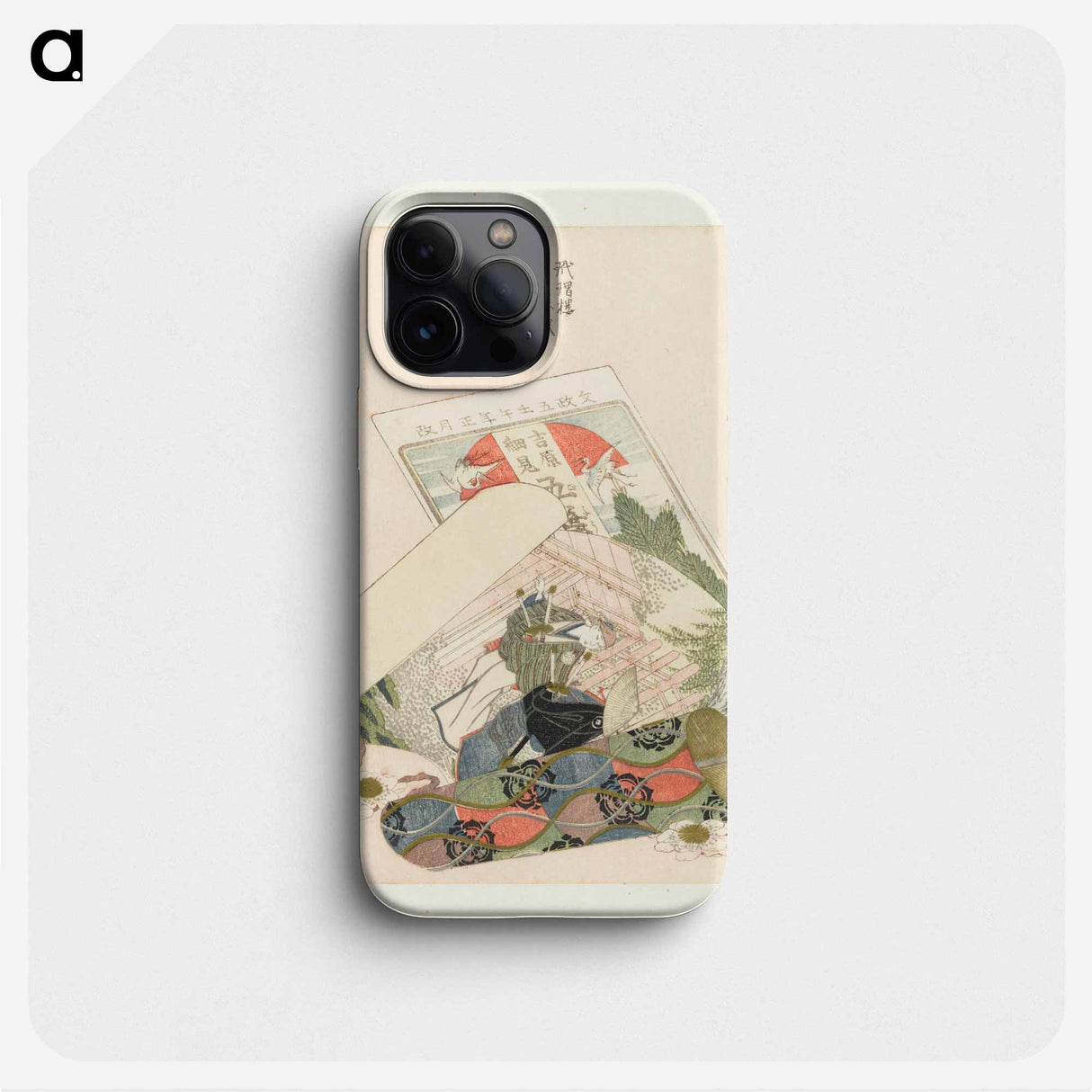 A comparison of Genroku poems and shells - Katsushika Hokusai Phone Case.