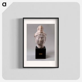アートポスター-Head of a Bodhisattva
 - バーンズ・コレクション Poster.