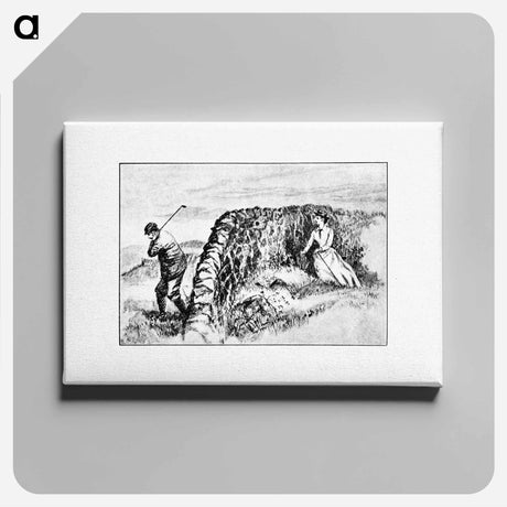 アートパネル-Vintage Golfers from Won at the Last Hole
 - 大英図書館 Canvas.