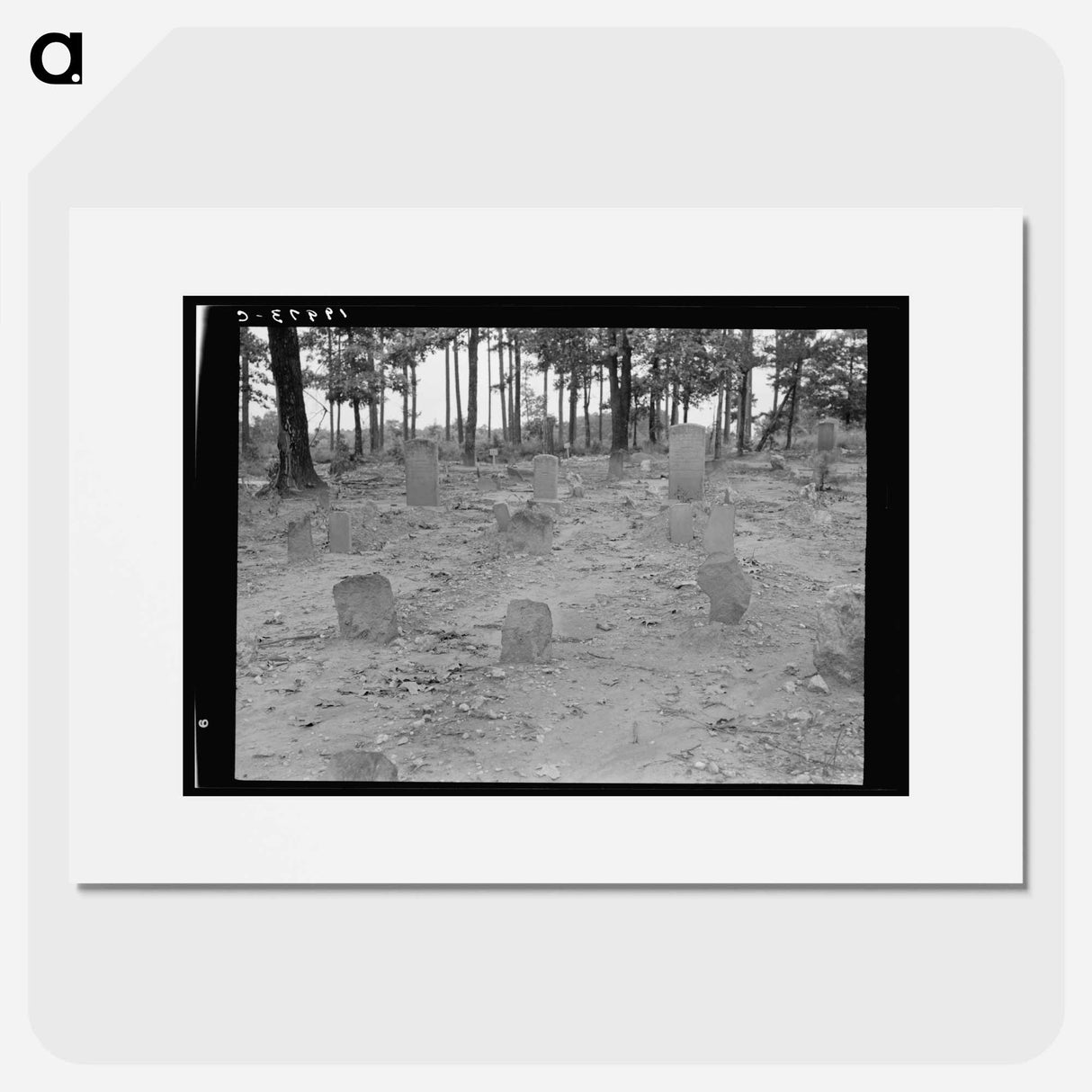 A red clay cemetery - ドロテア ラング Poster.