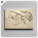 A Realistic Sketchbook by Hokusai - Katsushika Hokusai Canvas.