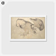 アートポストカード-A Realistic Sketchbook by Hokusai - 葛飾 北斎 Postcard.
