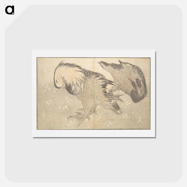 アートポストカード-A Realistic Sketchbook by Hokusai - 葛飾 北斎 Postcard.