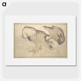 A Realistic Sketchbook by Hokusai - Katsushika Hokusai Poster.
