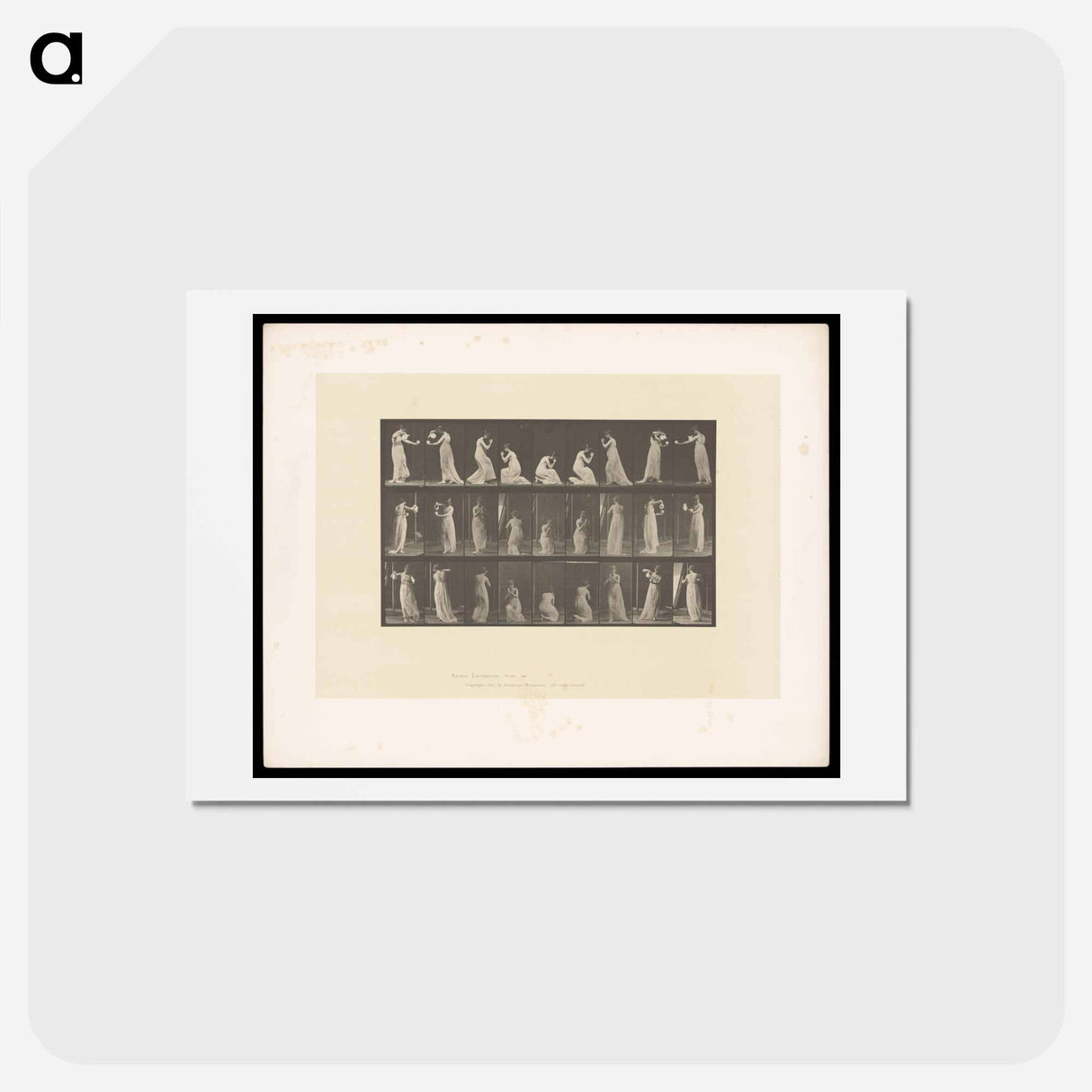 アートポストカード-Woman Praying
 - エドワード マイブリッジ Postcard.