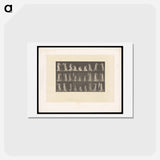 アートポストカード-Woman Praying
 - エドワード マイブリッジ Postcard.