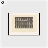 アートポストカード-Woman Praying
 - エドワード マイブリッジ Postcard.