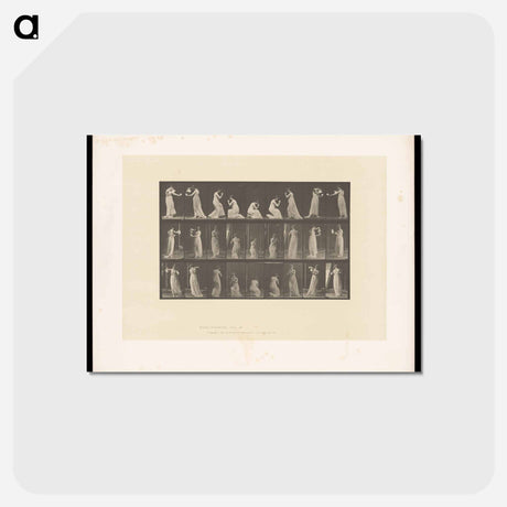 アートポストカード-Woman Praying
 - エドワード マイブリッジ Postcard.