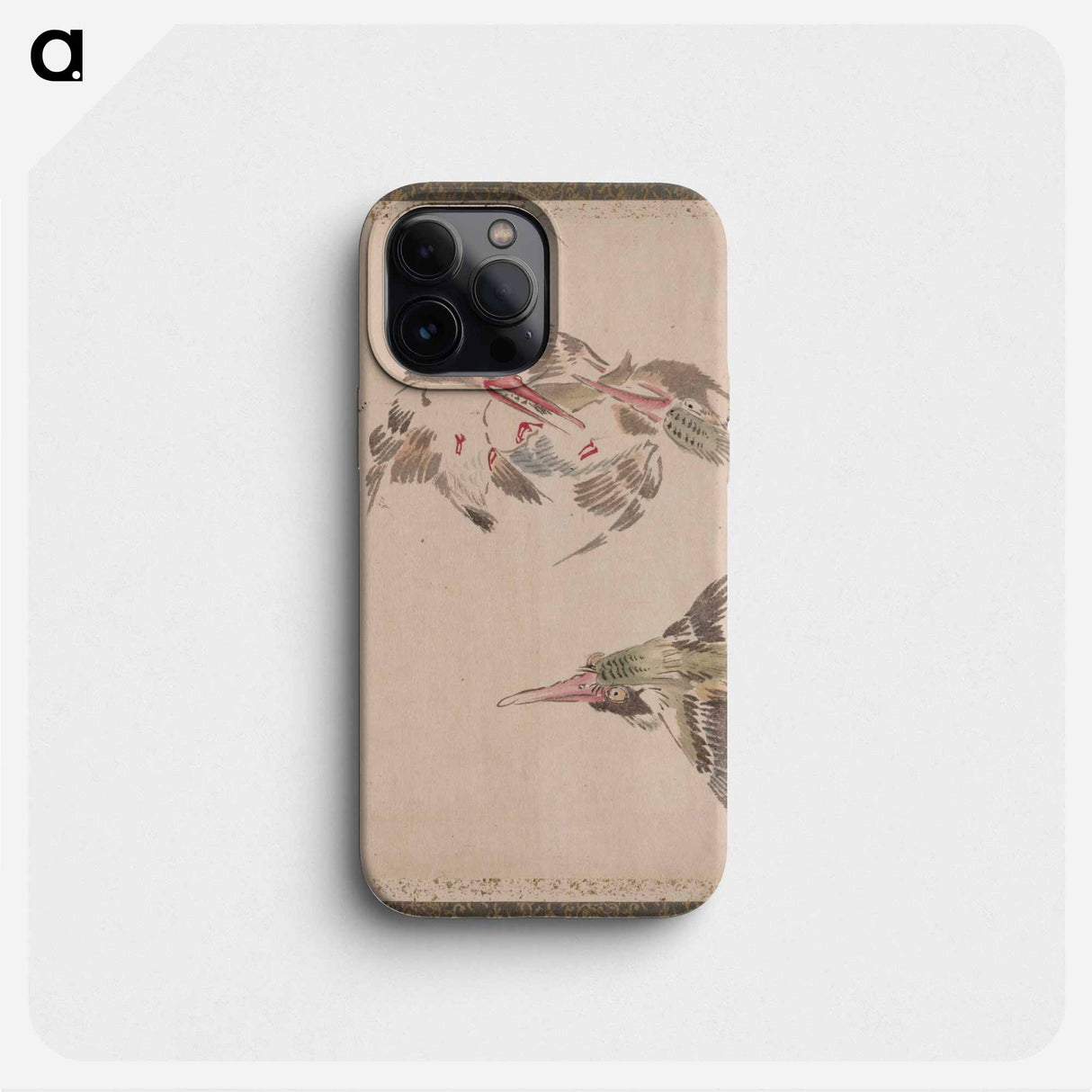 Bird Album of Sketches by Katsushika Hokusai and His Disciples - 葛飾 北斎 Phone Case.