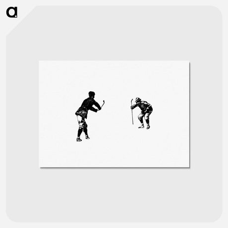 アートポストカード-Vintage Golfers from Won at the Last Hole, A Golfing Romance, Etc
 - 大英図書館 Postcard.