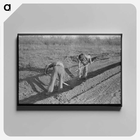 アートパネル-Bottling Milk at Creamery
 - ラッセル リー Canvas.