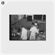 アートポストカード-Bottling Milk at Creamery
 - ラッセル リー Postcard.