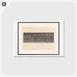 アートポストカード-Man Lifting Rock
 - エドワード マイブリッジ Postcard.