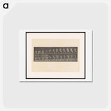 アートポストカード-Man Lifting Rock
 - エドワード マイブリッジ Postcard.