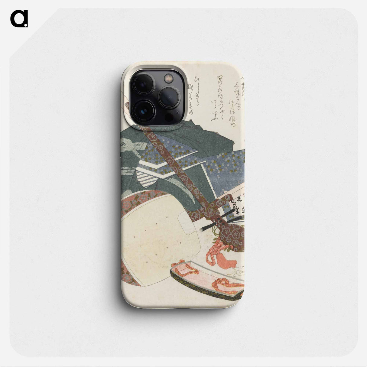 馬尽 三弦駒 - 葛飾 北斎 Phone Case.