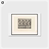 アートポストカード-Boy on Ass
 - エドワード マイブリッジ Postcard.