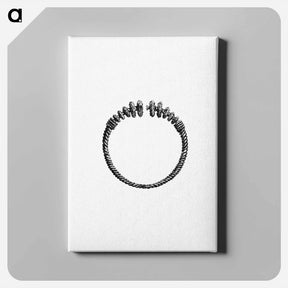 アートパネル-Accessory from The Chroniclers Of The History Of France From The Origins To The Sixteenth Century
 - 大英図書館 Canvas.