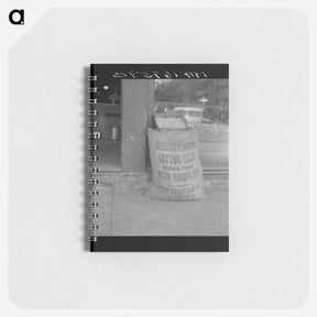 アートメモ帳-Front of general store in small cotton town. Texas. - ドロテア ラング Memo.