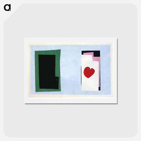 アートポストカード-The Heart - アンリ マティス Postcard.