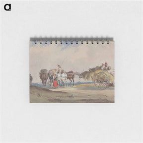 アートメモ帳-A Hay Wagon Drawn by Four Horses
 - イェール大学アートギャラリー Memo.
