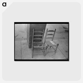 アートポストカード-Chairs, Crowley, Louisiana
 - ラッセル リー Postcard.