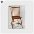 アートポストカード-Bamboo Windsor Side Chair
 - バーンズ・コレクション Postcard.