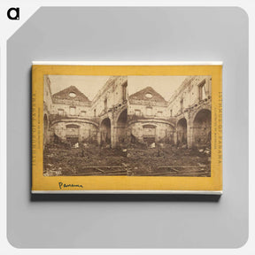 アートパネル-Ruins of Church of San Domingo
 - エドワード マイブリッジ Canvas.