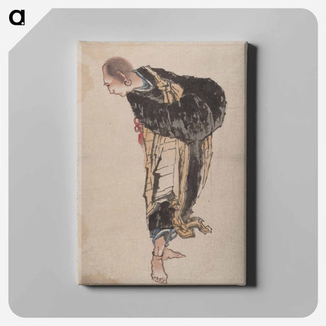 アートパネル-Katsushika Hokusai's Japanese man illustration - 葛飾 北斎 Canvas.