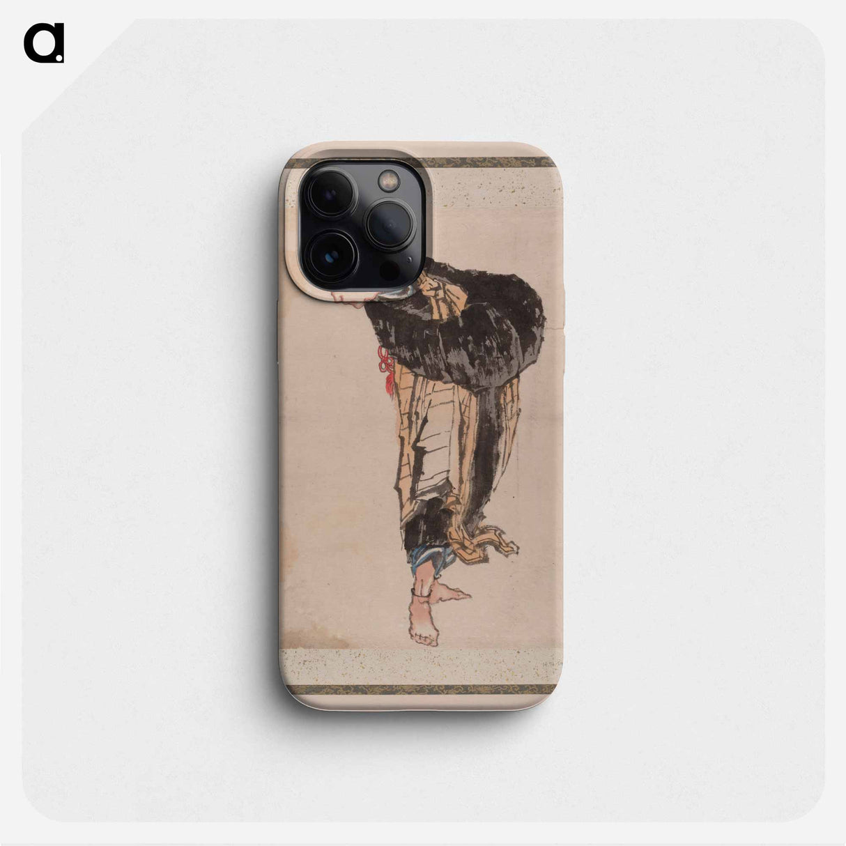 Katsushika Hokusai's Japanese man illustration - 葛飾 北斎 Phone Case.