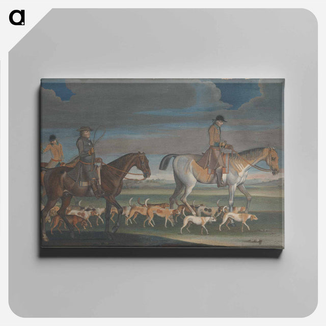 アートパネル-Setting Off for the Chase: The Huntsman Leading out a Pack of Harriers followed by the Master and the Whipper-In
 - イェール大学アートギャラリー Canvas.