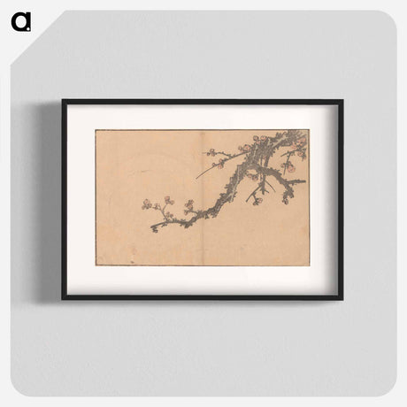 アートポスター-Plum Branch - 葛飾 北斎 Poster.
