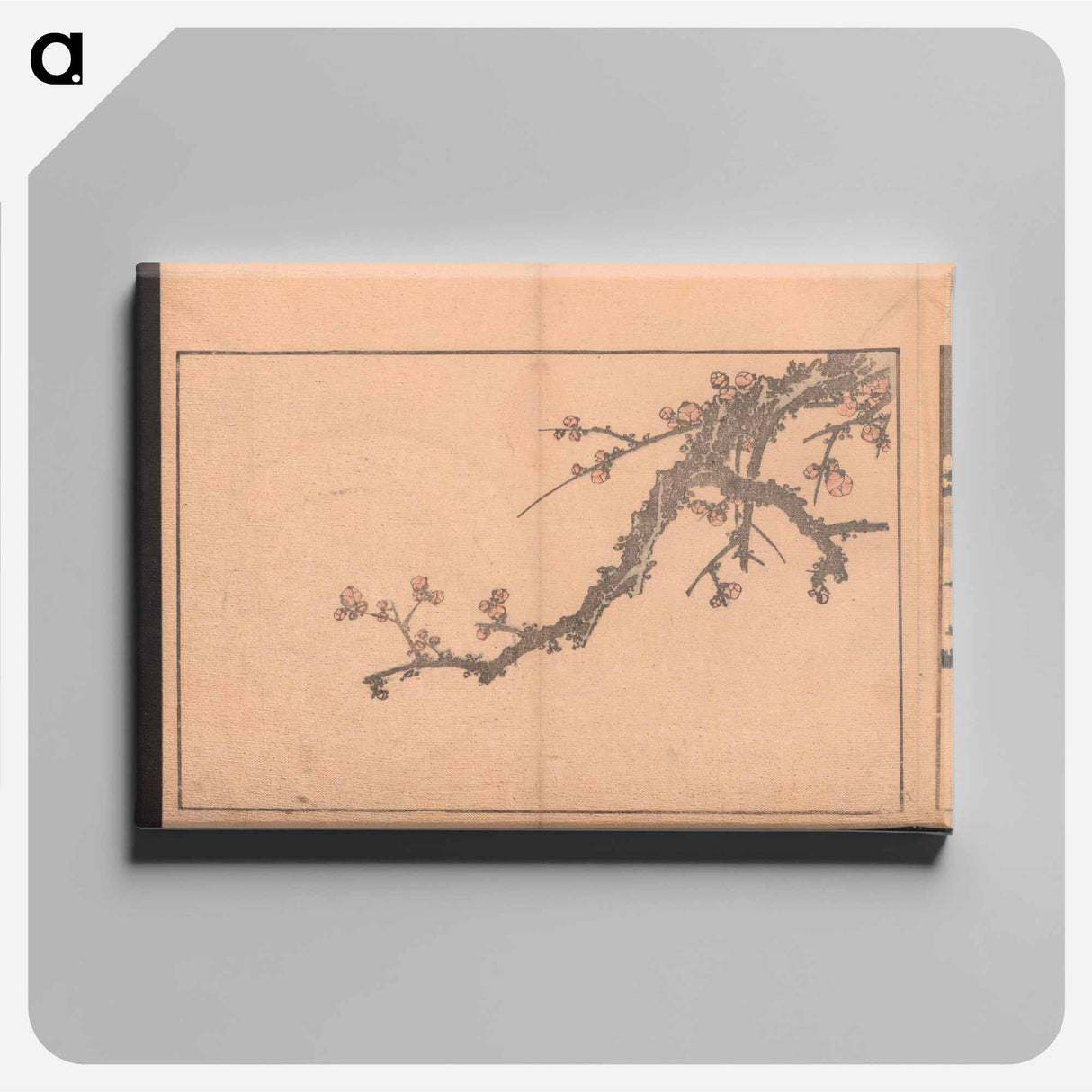 Plum Branch - 葛飾 北斎 Canvas.