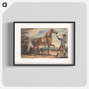 アートポスター-Stable Boy Holding a Horse in a Landscape
 - イェール大学アートギャラリー Poster.