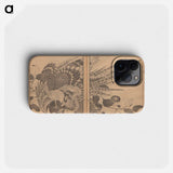 Hokusai's Mount Fuji of the Mists; Mount Fuji of the Ascending Dragon - 葛飾 北斎 Phone Case.