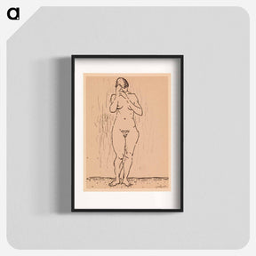 アートポスター-Nude Woman Standing
 - バーンズ・コレクション Poster.