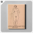 アートパネル-Nude Woman Standing
 - バーンズ・コレクション Canvas.