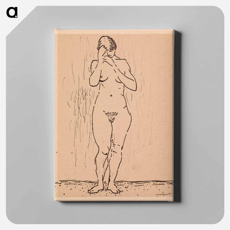 アートパネル-Nude Woman Standing
 - バーンズ・コレクション Canvas.