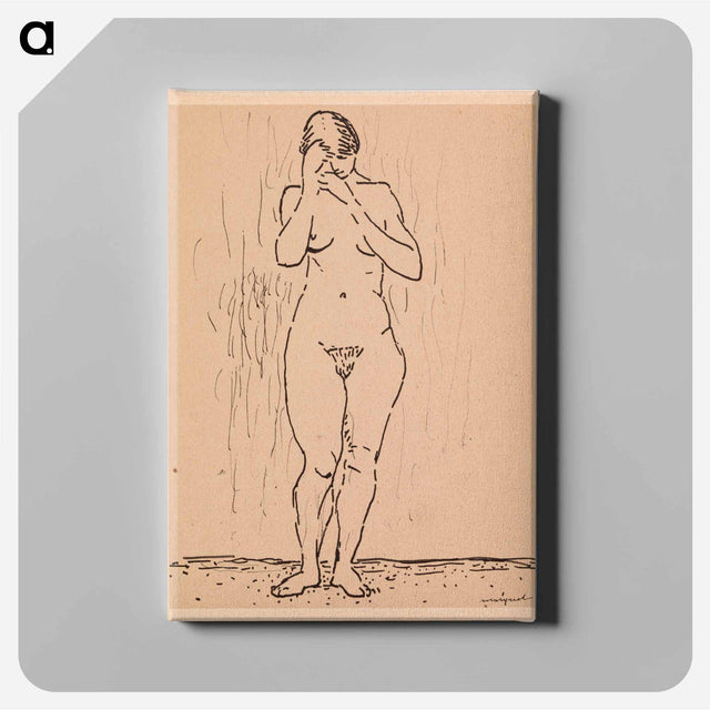 アートパネル-Nude Woman Standing
 - バーンズ・コレクション Canvas.