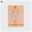 アートポストカード-Nude Woman Standing
 - バーンズ・コレクション Postcard.