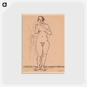 アートポストカード-Nude Woman Standing
 - バーンズ・コレクション Postcard.